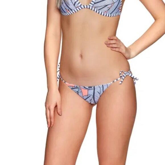 Body Glove Reversible Print Iris Tie-Side Bikini - Picture 1 of 8